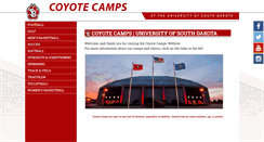 Desktop Screenshot of goyotescamps.com