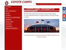 Tablet Screenshot of goyotescamps.com